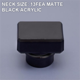 NECK SIZE: 13FEA MATTE BLACK ACRYLIC perfume bottle cap reference