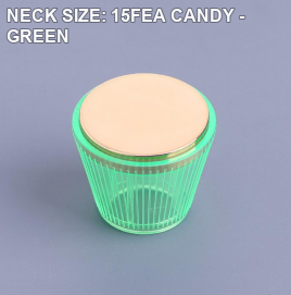 NECK SIZE: 15FEA CANDY - GREEN perfume bottle cap reference