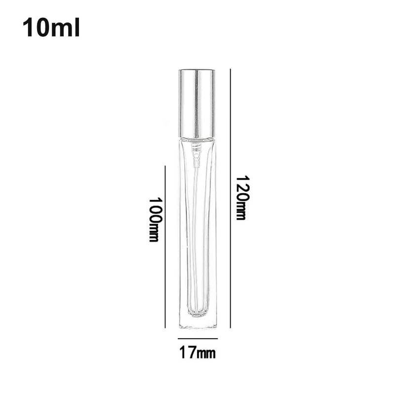 10ml Extra-Slim Silver-Cap Perfume Bottle