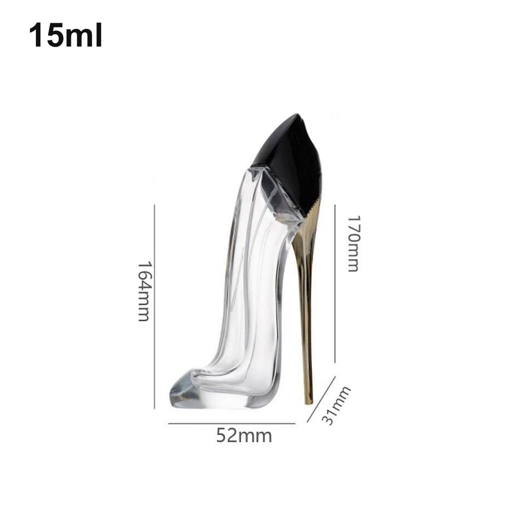15ml Clear High-Heel Sculptural Perfume Bottle