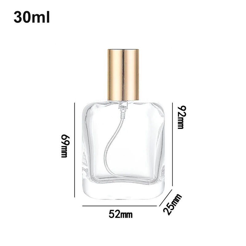 30ml Clear Rectangular Perfume Bottle