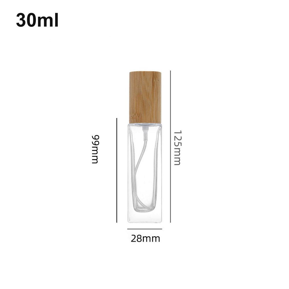 30ml Extra-Slim Wood-Cap Perfume Bottle