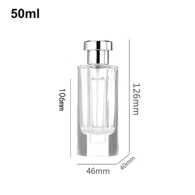 50ml Tall Geometric Column Perfume Bottle