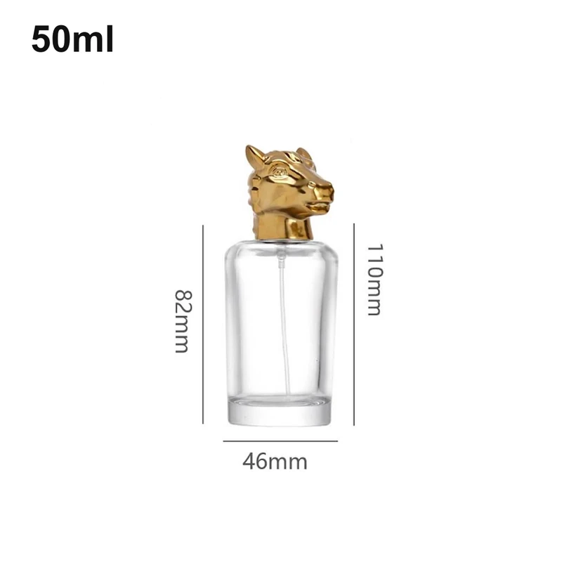 50ml Horse-Cap Cylinder Perfume Bottle