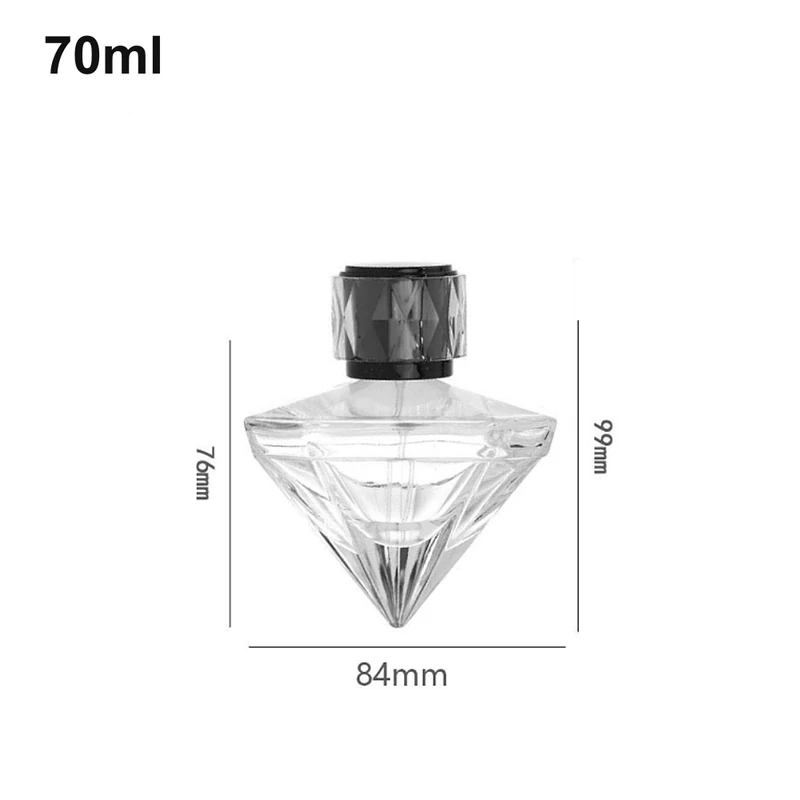 70ml Diamond-Shaped Perfume Bottle