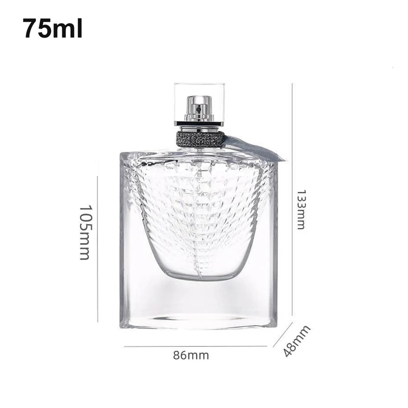 75ml Wide Rectangular Perfume Bottle