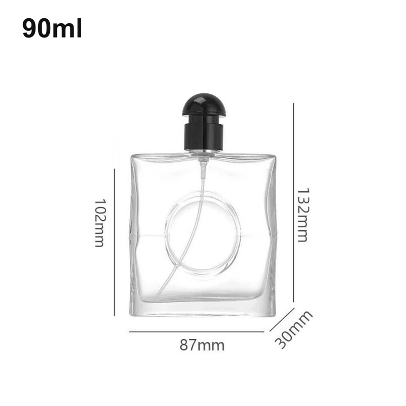 90ml Square Window Perfume Bottle