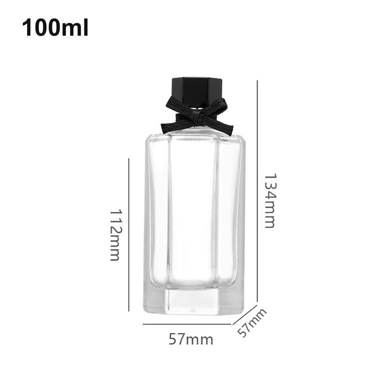 100ml Tall Ribbon-Cap Perfume Bottle