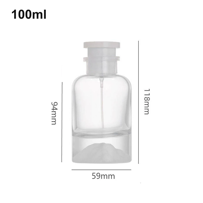 100ml Mountain-Base Clear-Cap Perfume Bottle