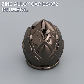 OULORPACK DS-072 faceted gunmetal zinc alloy perfume bottle cap reference